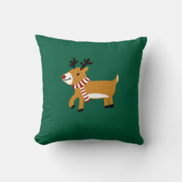 kerstrenrendierster kussen