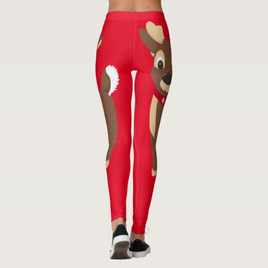 kerstrenrendierster leggings (Achterkant)