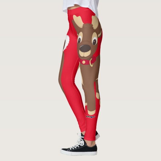 kerstrenrendierster leggings (Links)