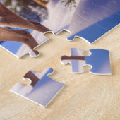 kerstrenrendierster legpuzzel (Zijkant)