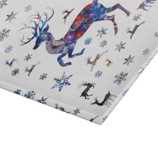 kerstrenrendierster snijplank (Hoek)