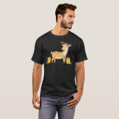 kerstrenrendierster t-shirt (Voorkant volledig)