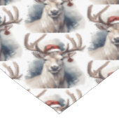 kerstrenrendierster tafelkleed (Gekanteld)