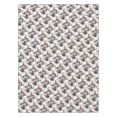 kerstrenrendierster tafelkleed (Voorkant)