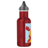 kerstrenrendierster waterfles  (Links)