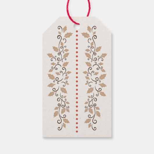  kerstrenrenrenrenrennen Gift Label Cadeaulabel (Achterkant)