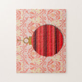 Kerstreprole Ornament Art Puzzle Legpuzzel (Verticaal)