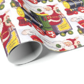 kerstresten en kerstkinderen cadeaupapier (Rol Hoek)