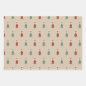 kerstresten van het Boho Pattern-cadeautje Inpakpapier Vel (Voorkant)