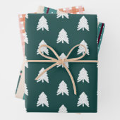 kerstresten van het Boho Pattern-cadeautje Inpakpapier Vel (In situ)