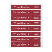 kerstretour-adreslabel We hebben ons verplaatst (Vel)