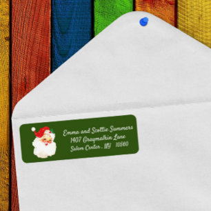 kerstretouradres etiket