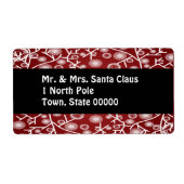 kerstretournering — Verpakkingslabels Etiket (Voorkant)