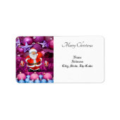 Kerstretourzending/-verzendadres label (Voorkant)