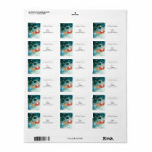 Kerstretourzending/-verzendadres label (Full Sheet)