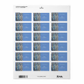 Kerstretourzending/-verzendadres label (Full Sheet)