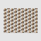  kerstretro-paardpaard tissuepapier (Voorkant)