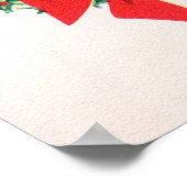 kerstretro rendierentuin Holiday Vintage poster