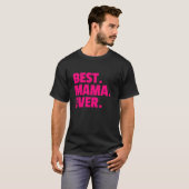 KERSTRETRO ROZE T-SHIRT (Voorkant volledig)