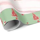 KERSTRETRO WINTERDORP inpakpapier (Rol Hoek)