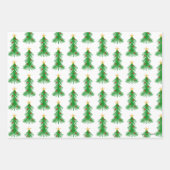 kerstreuksnoeren Candy Canes Gift Wrap set 3 Inpakpapier Vel (Voorkant 3)