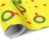 kerstreukstippen cadeaupapier (Rol Hoek)