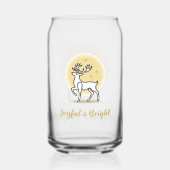 Kerstreuze 'Vrolijk & Helder' Blikvorm Glas (Achterkant)
