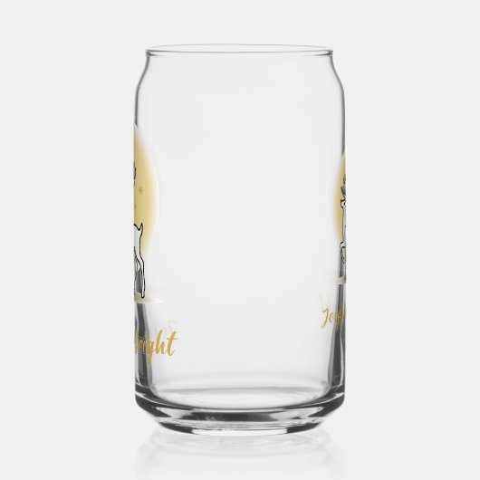 Kerstreuze 'Vrolijk & Helder' Blikvorm Glas (Links)