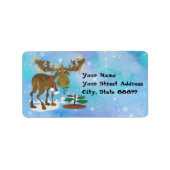 kerstreuzenetiketten/cadeaulabels etiket (Voorkant)