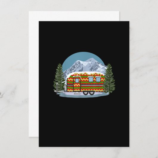 kerstrevalidatie Rv Camp Camper Fu Kaart (Voorkant / Achterkant)