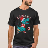 Kerstrex Dino Canada Soccer Team Canadian Fla T-shirt (Voorkant)