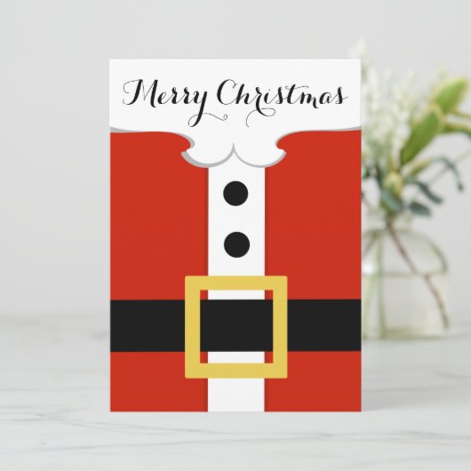 Kerstriem Kerstmis  Feestdagenkaart (Staand voorkant)