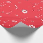 kerstriet cadeaupapier (Hoek)