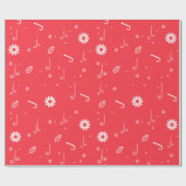 kerstriet cadeaupapier (Vlak)