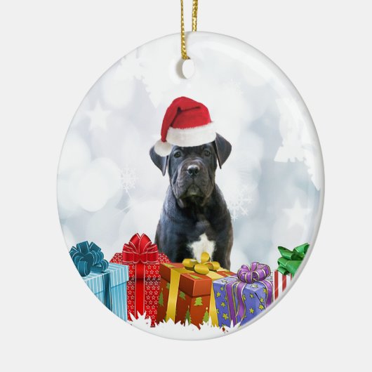 kerstriet Corso Keramisch Ornament (Links)