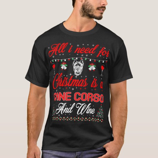 Kerstriet Corso-wijn T-shirt (Voorkant)