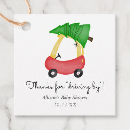 Kerstrit door Baby shower dank u Bedankjes Labels