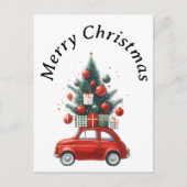 Kerstrit met cadeaus feestdagenkaart (Voorkant)