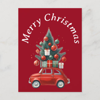 Kerstrit met cadeaus feestdagenkaart