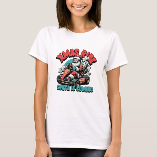 Kerstrit: Sinterklaas komt' T-shirt (Voorkant)