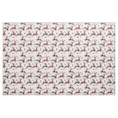Kerstrits Rood Pset Holiday Reindester Stof (Fat Quarter)
