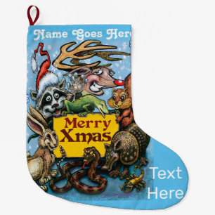 kerstritten grote kerstsok
