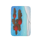 KerstRobin Birds Badmat (Voorkant Verticaal)