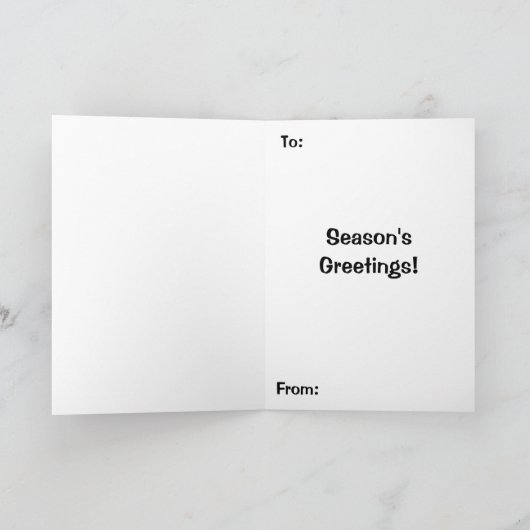 KerstRobin Birds Kaart (Binnen)