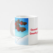 KerstRobin Birds Koffiemok (Voorkant links)