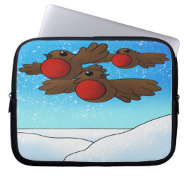 KerstRobin Birds Laptop Sleeve