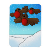 KerstRobin Birds Magnet Magneet (Verticaal)