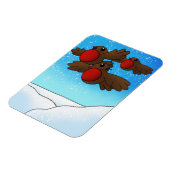 KerstRobin Birds Magnet Magneet (Linkerzijde)