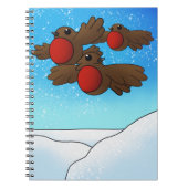 KerstRobin Birds Notitieboek (Voorkant)