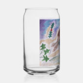 KerstRobin Blikvorm Glas (Voorkant)